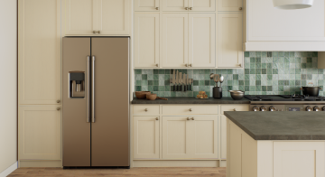 Fridge in a home